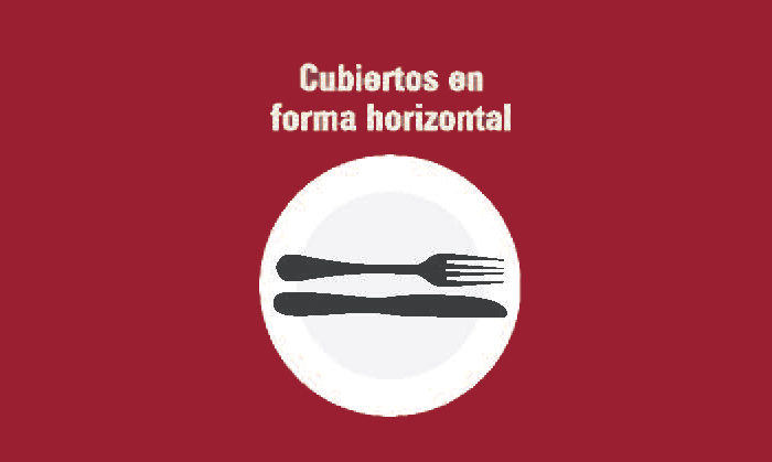 CUBIERTOS FORMA HORIZONTAL