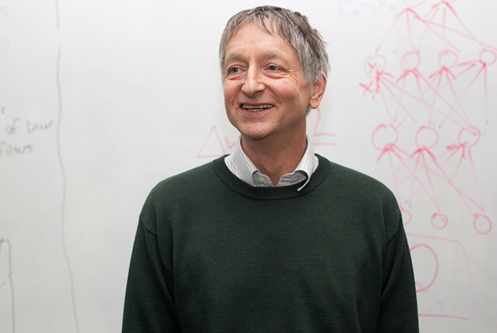 University Professor Geoffrey Hinton of the University of Toronto's Department of Computer Science. In 2012, Google acquired his startup company for its research on deep neural networks, which involves helping machines understand context.