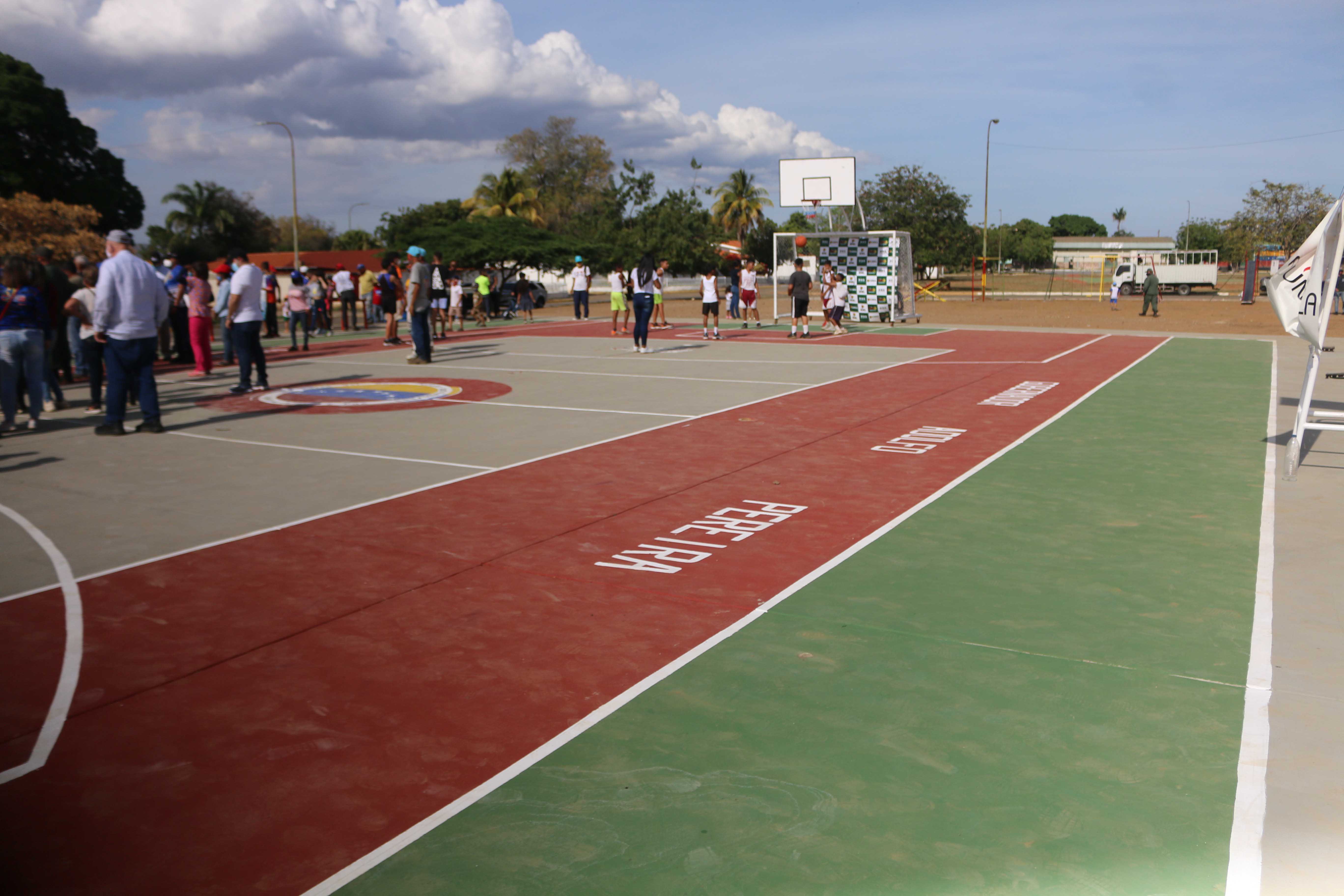 Rehabilitada Cancha Deportiva Al Oeste De Barquisimeto Mar El Impulso