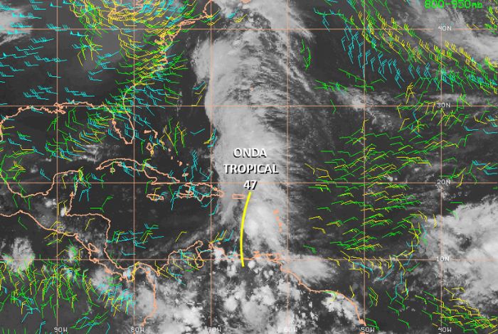 Onda Tropical 47 coincidirá con vaguada según meteorólogo profesional