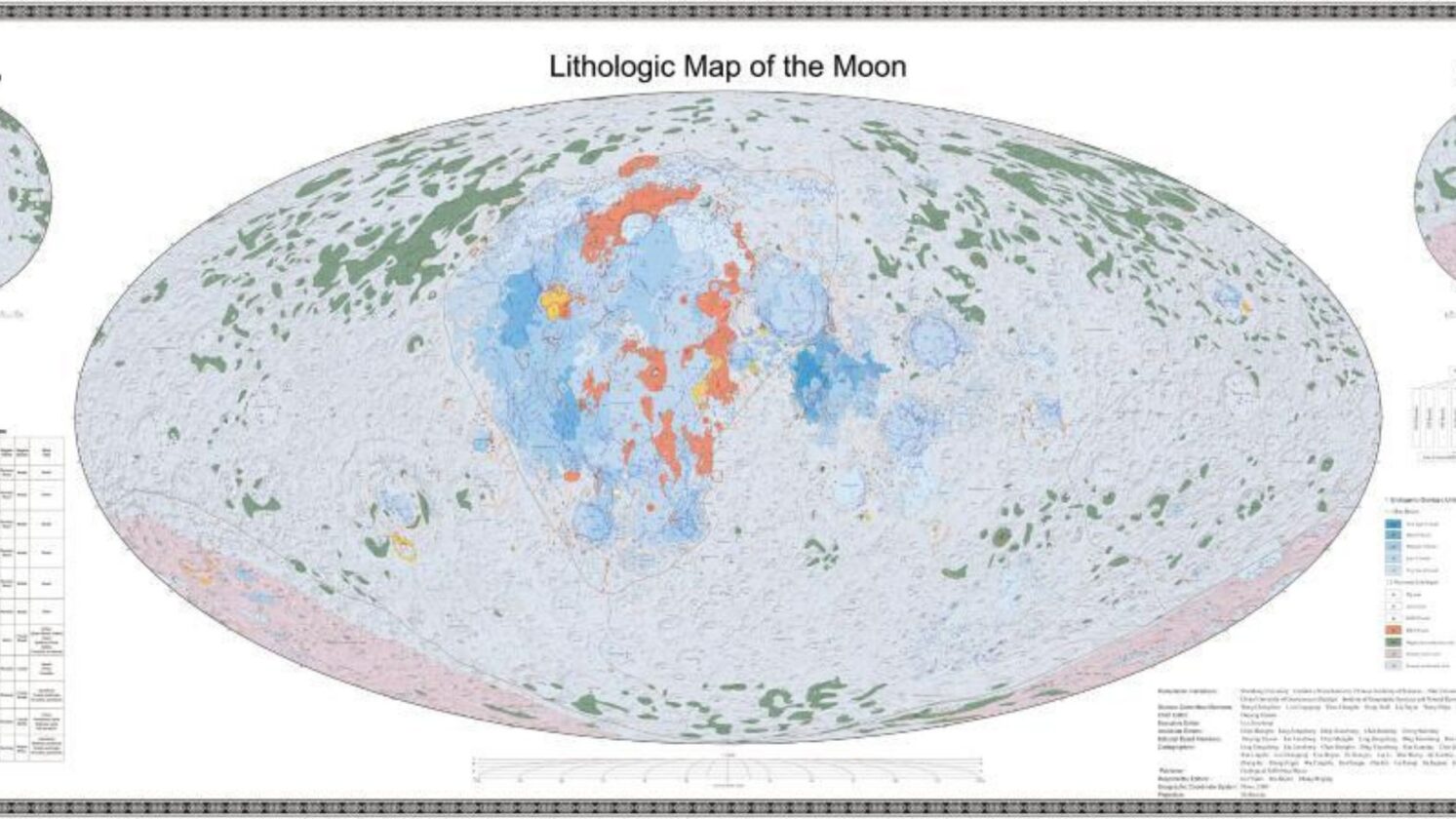 China presenta el primer atlas geológico de la Luna en alta definición