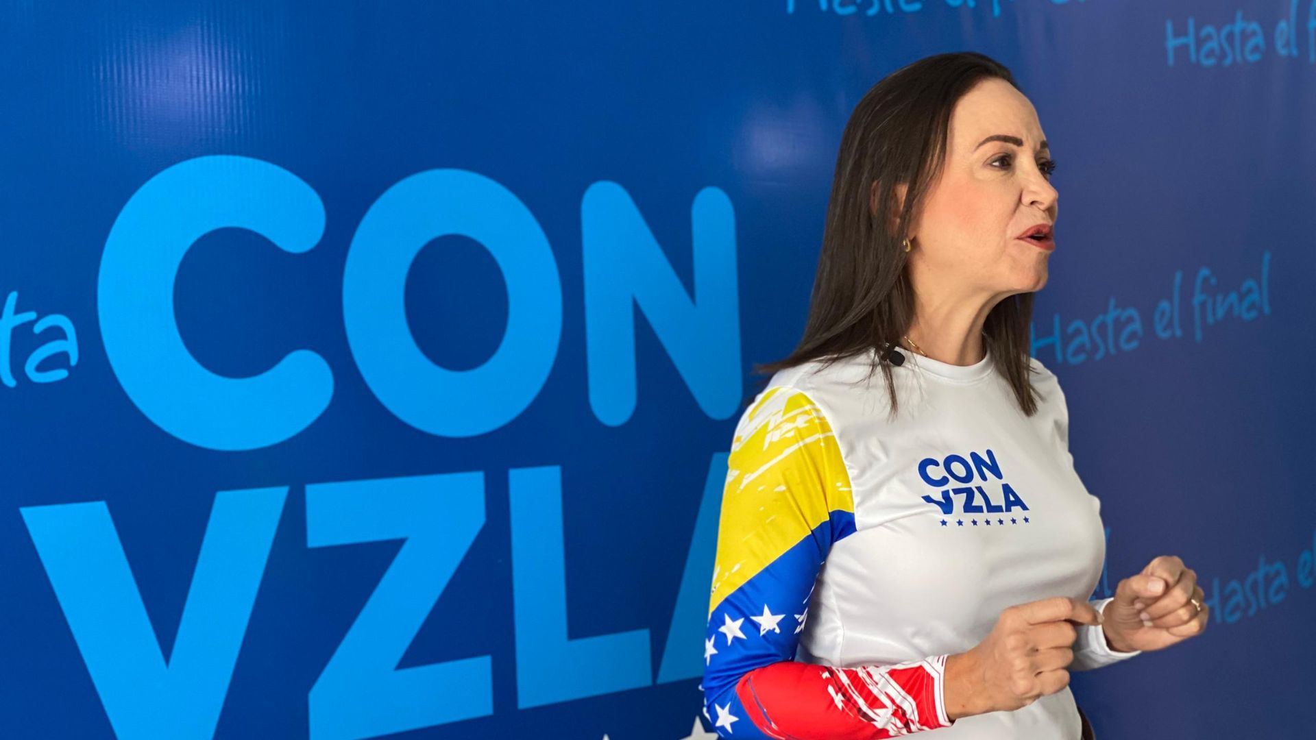 María Corina Machado celebró triunfo de Venezuela en su debut en la