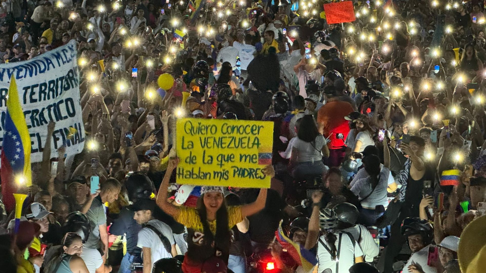 VIDEO San Cristóbal desbordada y hasta el final con María Corina