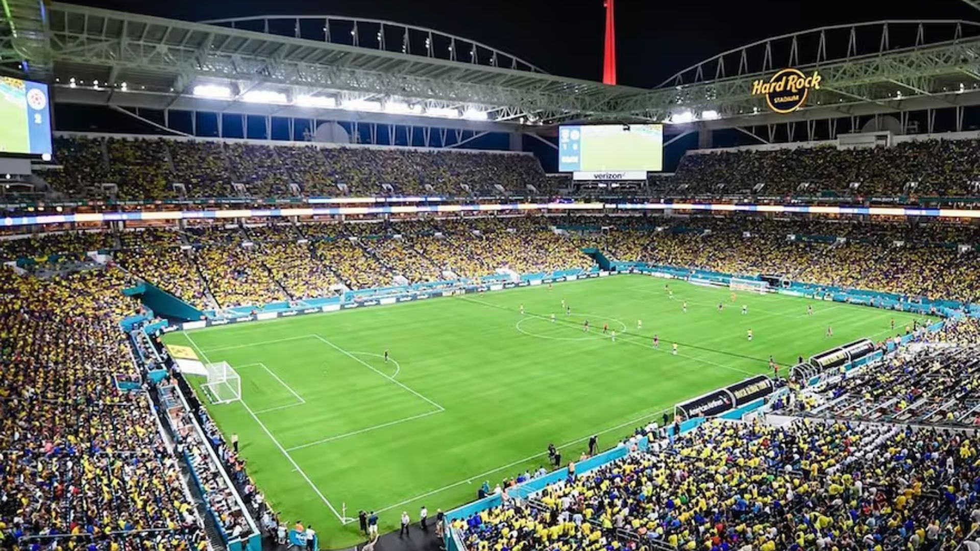 Quitan césped de estadio de Miami donde se jugará la final de Copa