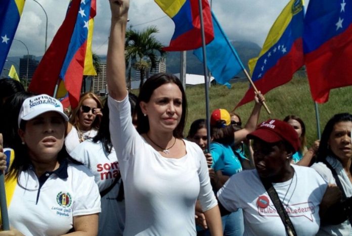María Corina Machado en Protesta