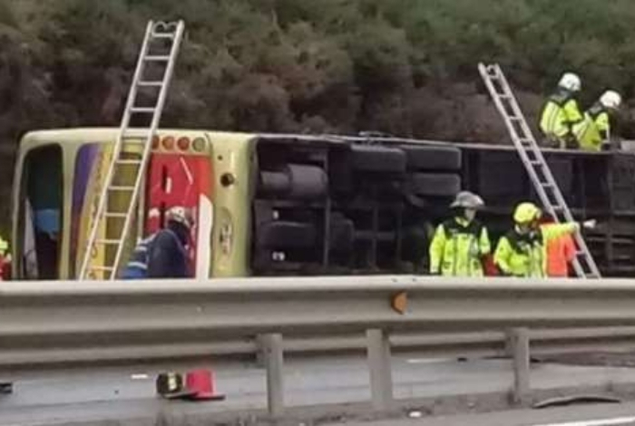 Accidente de autobús en Chile deja 6 muertos