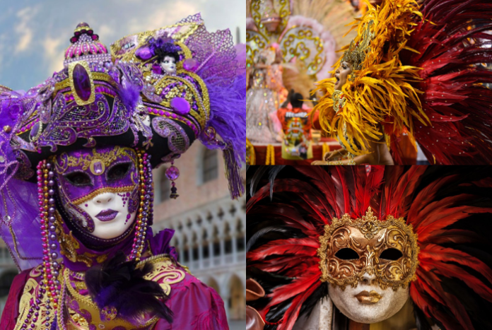 carnaval máscaras