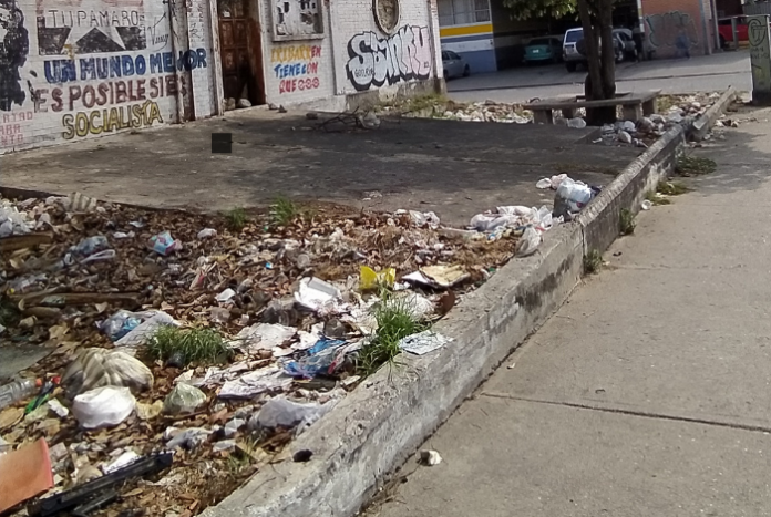 basura avenida libertador