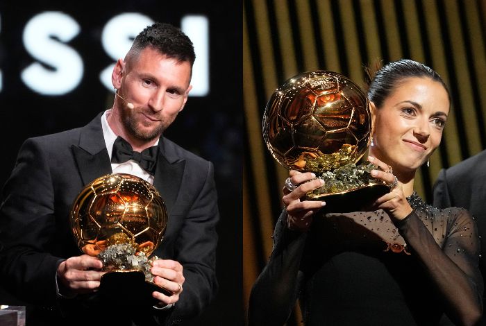 #FOTOS Messi extiende su récord y se lleva su octavo Balón de Oro; Aitana gana el trofeo femenino #30Oct
