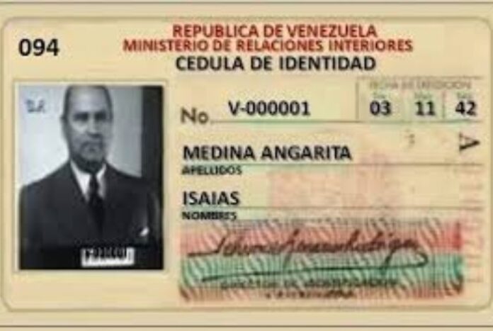 El 3 De Noviembre De 1942 Se Emitió La Primera Cédula De Identidad En Venezuela 3nov El Impulso 0520