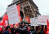 Huelga de trabajadores mantiene cerrada la Torre Eiffel por quinto día #24Feb
