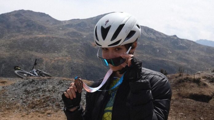 Amanda Dudamel debuta en el ciclismo de montaña