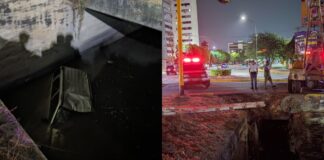 Accidente en la entrada de Barquisimeto