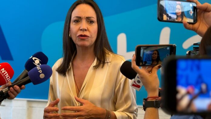 María Corina respondió a los medios de comunicación sobre el levantamiento de sanciones de EEUU a Venezuela