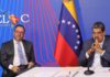 Nicolás Maduro en la CELAC apoyando a México por las tensiones con Ecuador