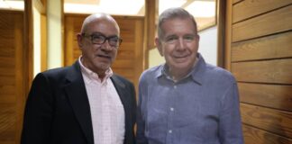 Andrés Caleca reunión con Edmundo González