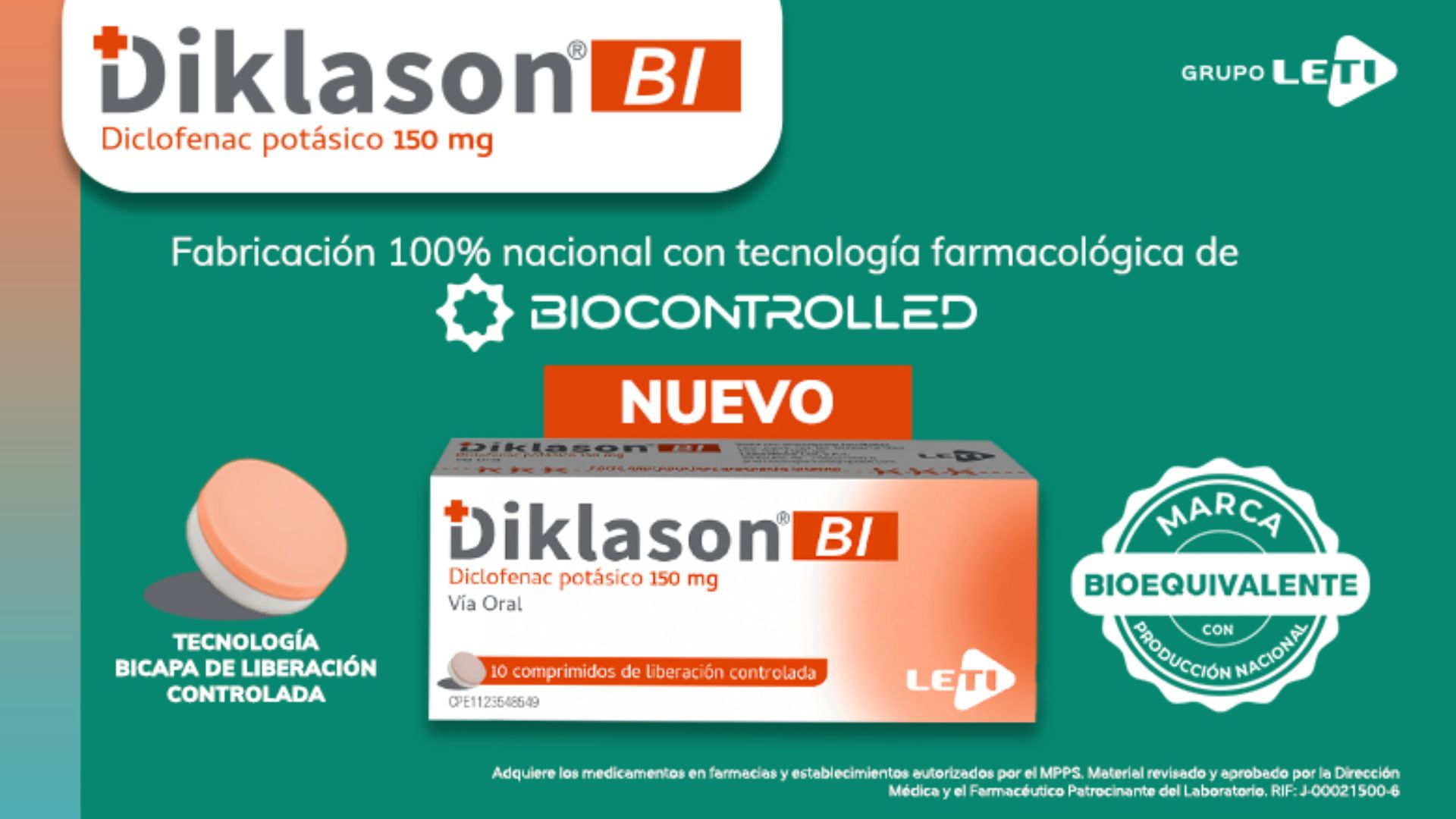 PulsoEmpresarial El Primer Diclofenac Pot Sico De 150 Mg Con   Diklason 