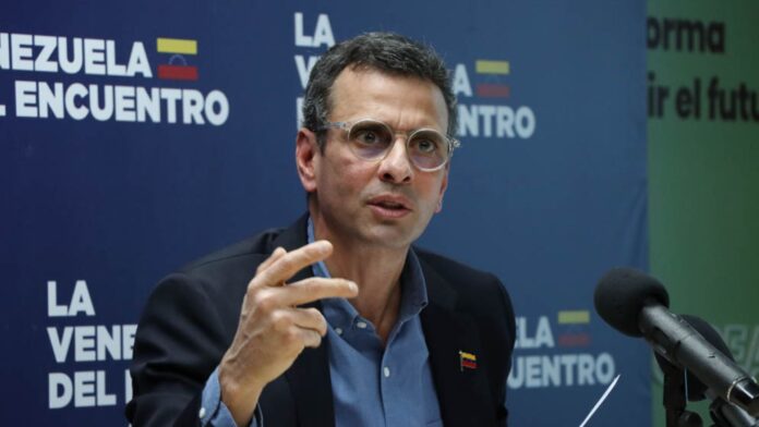 Henrique Capriles celebra el respaldo del estado de Trujillo a María Corina