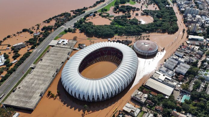 Inundaciones por fuertes lluvias en Porto Alegre