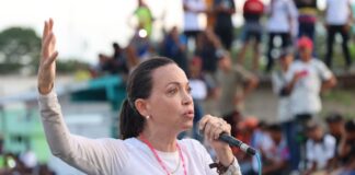 La actividad de María Corina Machado en la ciudad de San Juan de Payara