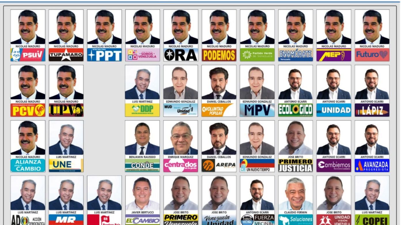 Conozca el tarjetón oficial con 10 candidatos de cara a las elecciones