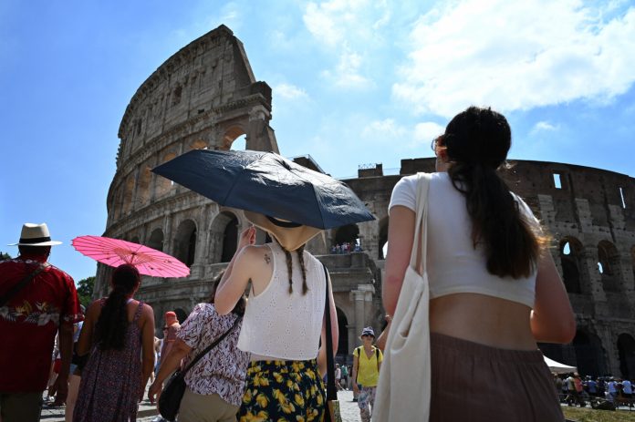 Altas temperaturas en Roma