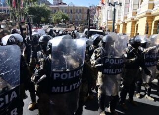 Levantamiento militar en Bolivia