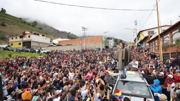 María Corina Machado desde Mucuchíes estado Mérida