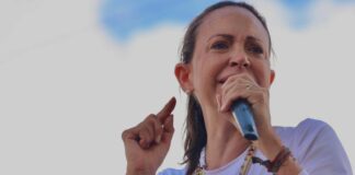 María Corina Machado en El Callao