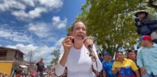 María Corina en discurso sobre la minería en Venezuela