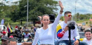 María Corina llegó a Guasipati, Bolívar