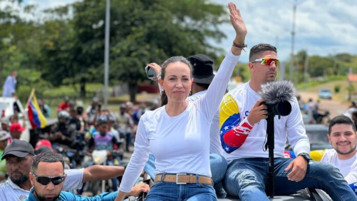 María Corina llegó a Guasipati, Bolívar