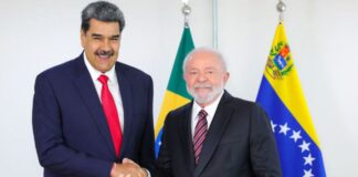 Nicolás Maduro y Lula da Silva, Brasil
