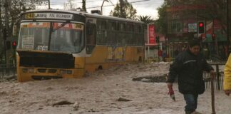 Tormentas e inundaciones en Chile