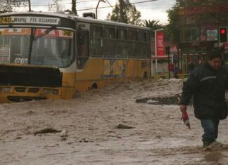 Tormentas e inundaciones en Chile