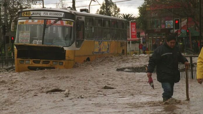 Tormentas e inundaciones en Chile