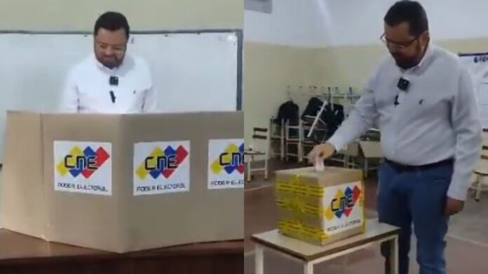 Antonio Ecarri ejerció su derecho al voto 28 de julio