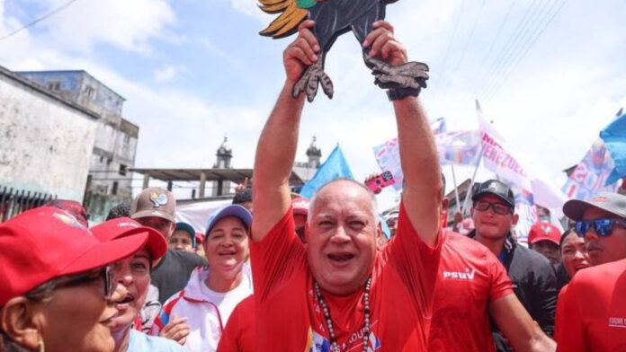 Diosdado Cabello en Delta Amacuro habla sobre las elecciones presidenciales