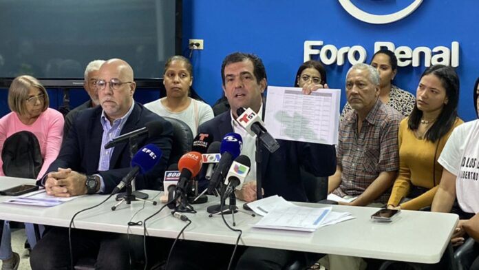 Foro Penal presos políticos en Venezuela