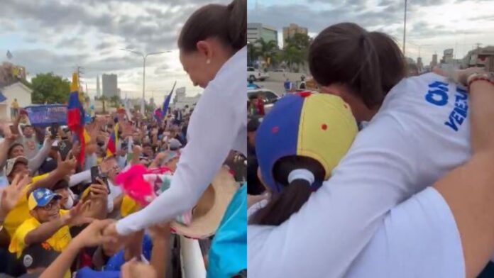 María Corina Machado recorriendo el estado Zulia