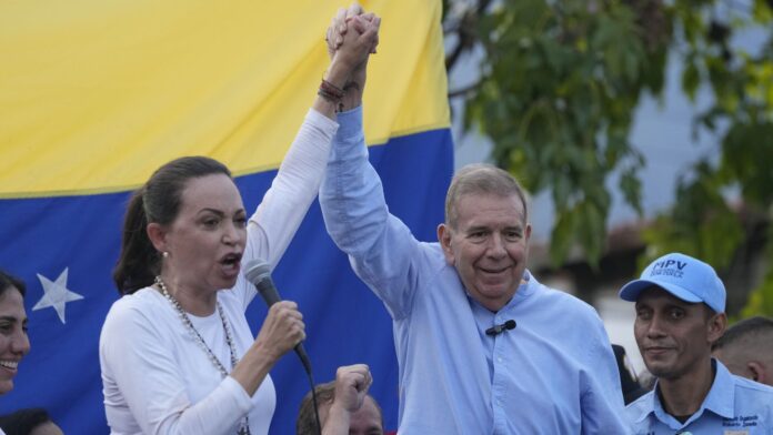 María Corina Machado y Edmundo González iniciarán campaña presidencial en Caracas