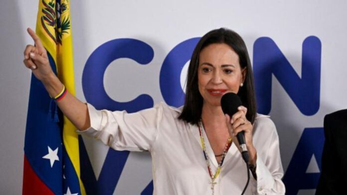 María Corina líder de la oposición venezolana