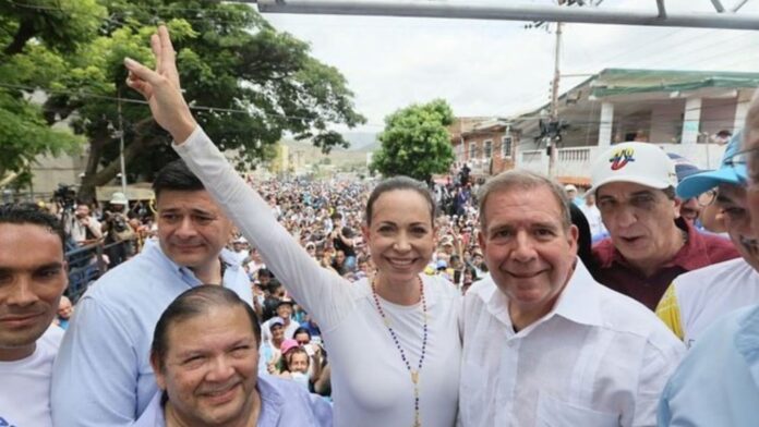 María Corina y Edmundo González campaña electoral