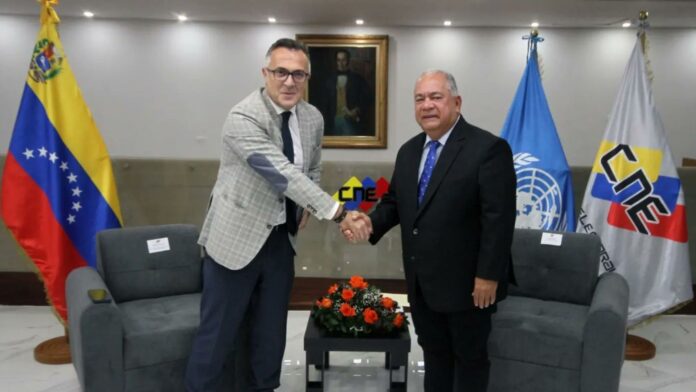 Reunión entre CNE y Panel de Expertos Electorales de la ONU