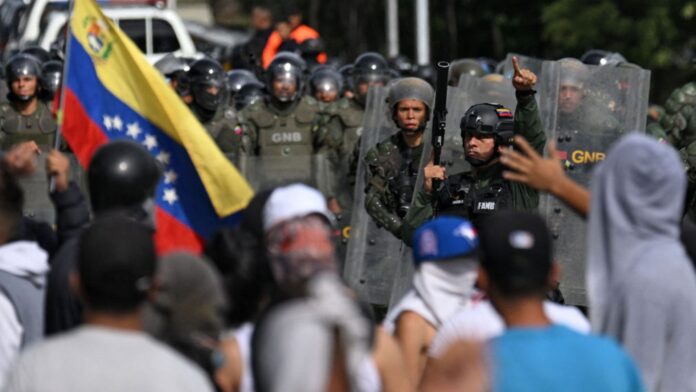 Violencia de cuerpos de seguridad en Venezuela tras elecciones