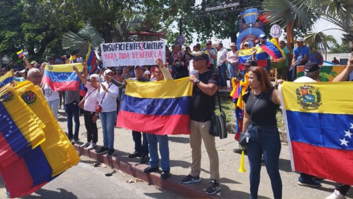 Concentración opositora en Barquisimeto