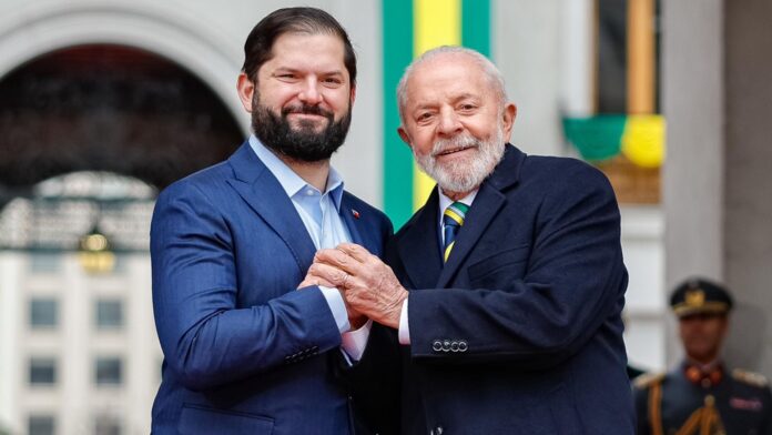 Gabriel Boric y Lula da Silva