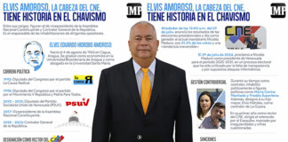 Infografía Elvis Amoroso presidente del CNE