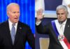 Joe Biden y José Raúl Mulino de Estados Unidos y Panamá