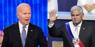 Joe Biden y José Raúl Mulino de Estados Unidos y Panamá